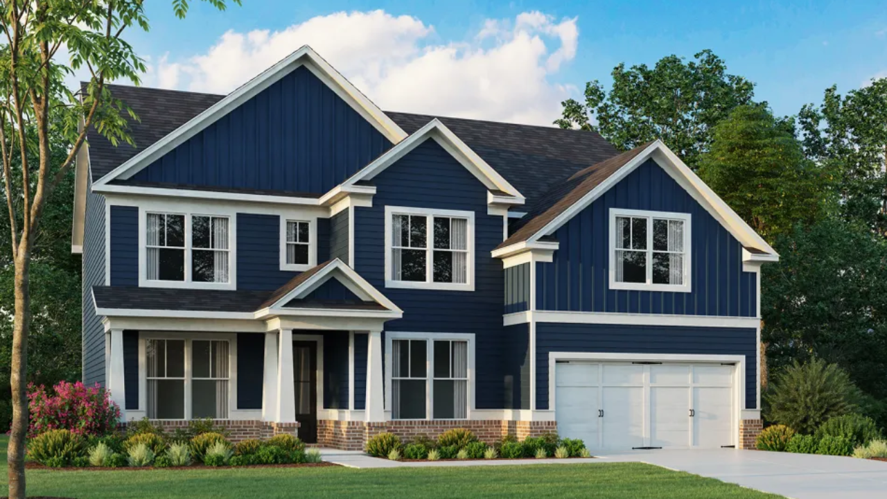 The Springfield plan exterior available at The Manor at Gainesville Township