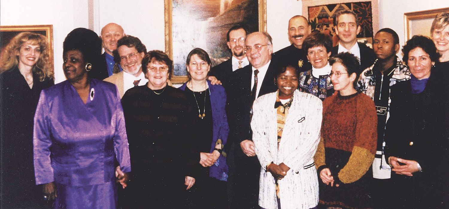 Dr. Bernice Catherine Harper with the FHSSA Board of Directors