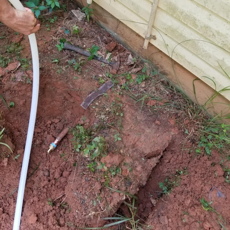 Water Line changed by Estes Services