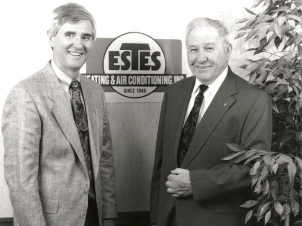 Tommy and Nap Estes at Estes Services Head Quarters