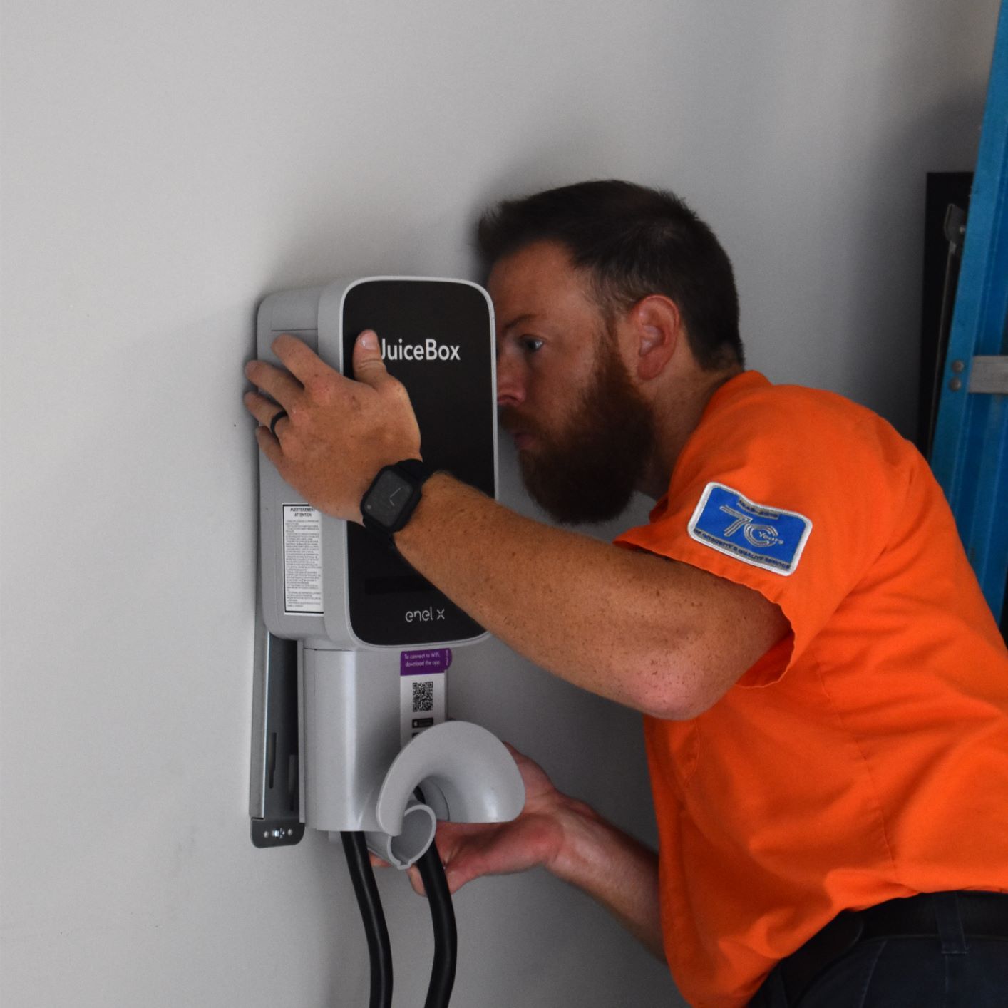 Estes Electrician Installing an EV Charger named Juice Box