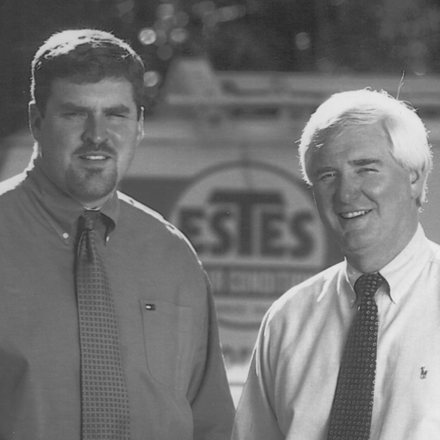 Old Picture of Brian Estes and his father, Tommy Estes