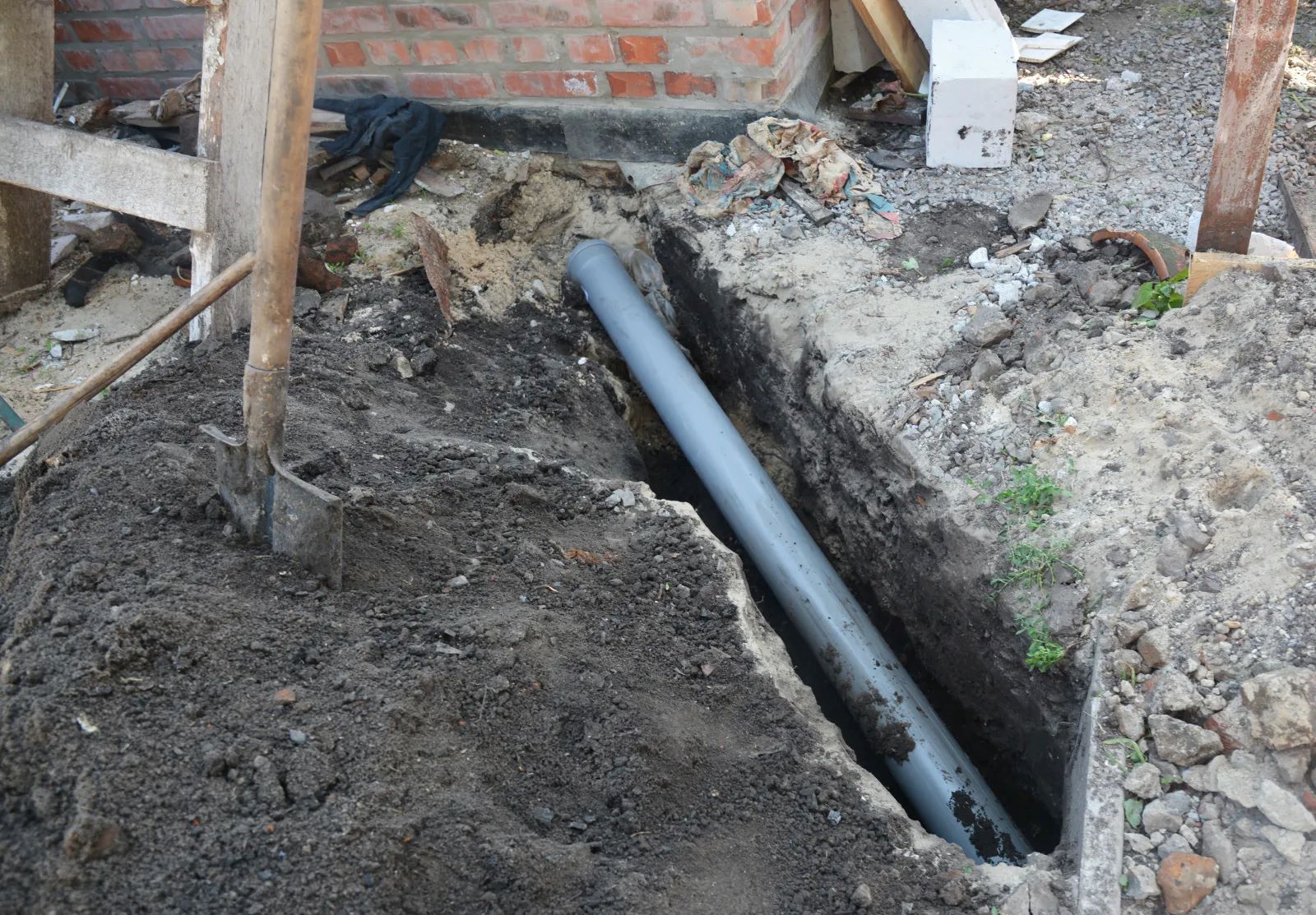 Sewer Line Replacement done by Estes Plumbing Services