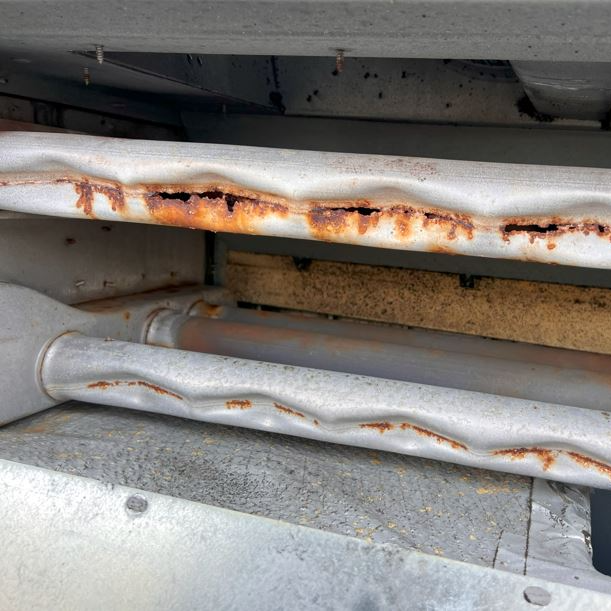 Refrigerant Leak due Broken Coil. Estes Services found the problem