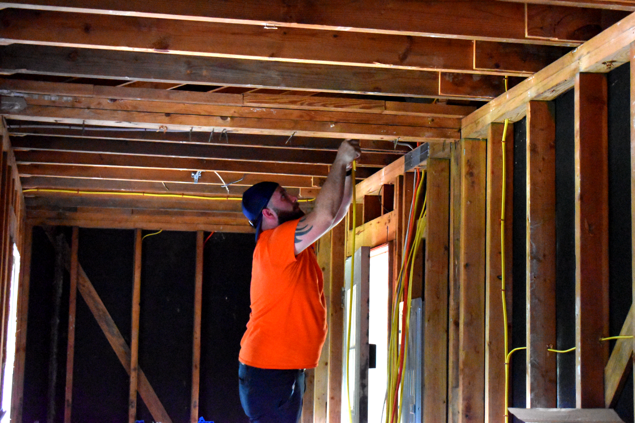 Estes Electrician Rewiring a house