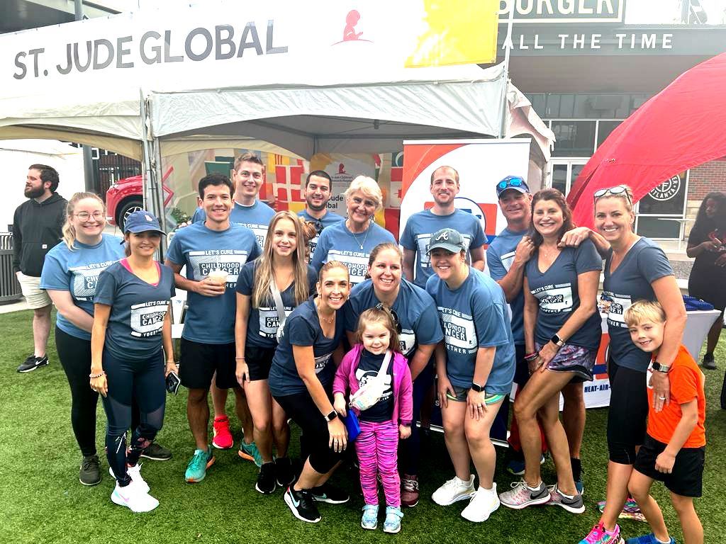 Estes Services and St Jude together in the Walk and Run Atlanta