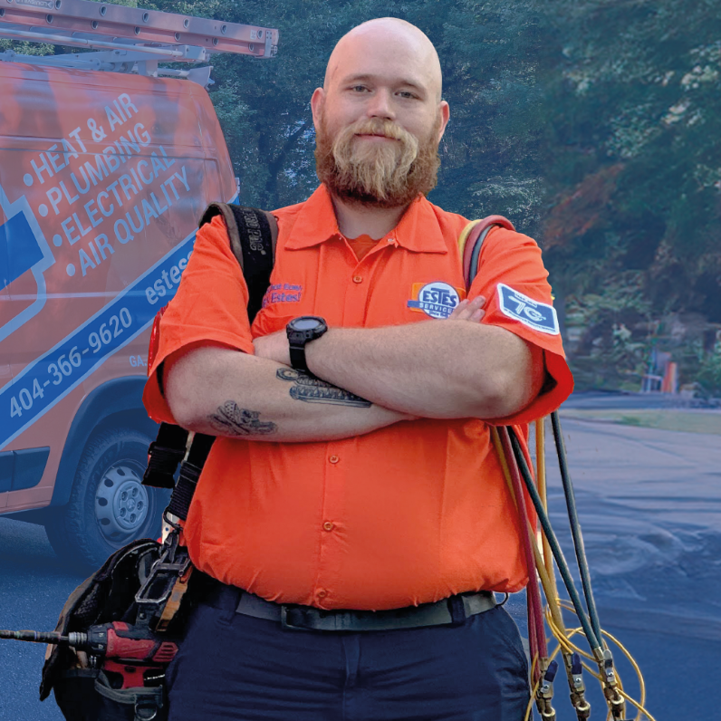 Estes Services Postcard promoting Schedule a Preventive Maintenance Agreement