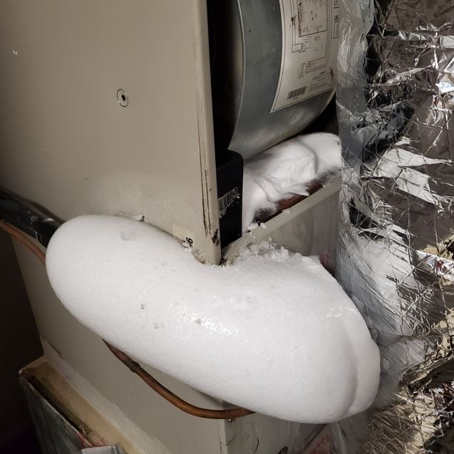 Air Conditioner Unit Frozen
