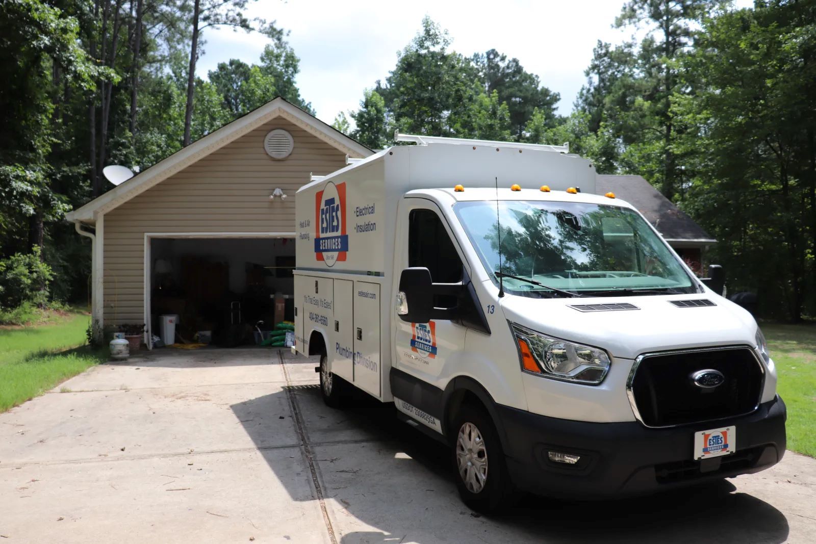 Estes Plumbing Truck