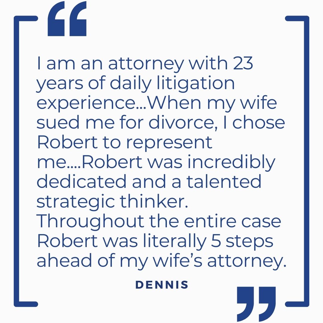 Testimonial from former client Dennis