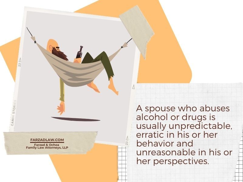 Graphic of man drunk, on a hammock. Text beside it