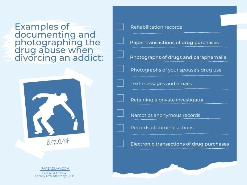 Graphic of examples of records to gather with image of person drunk and falling back