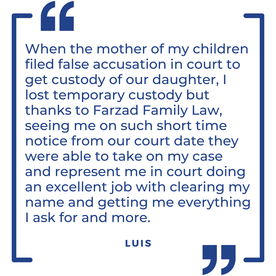 Testimonial from former client Luis