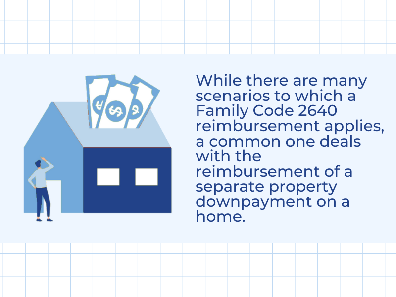 Graphic of house with man looking inquisitvely at it. Text on the side