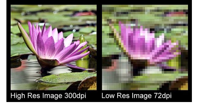 High Res Vs Low Res Image