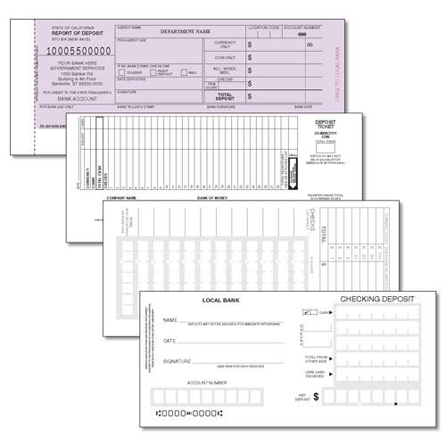 deposit tickets