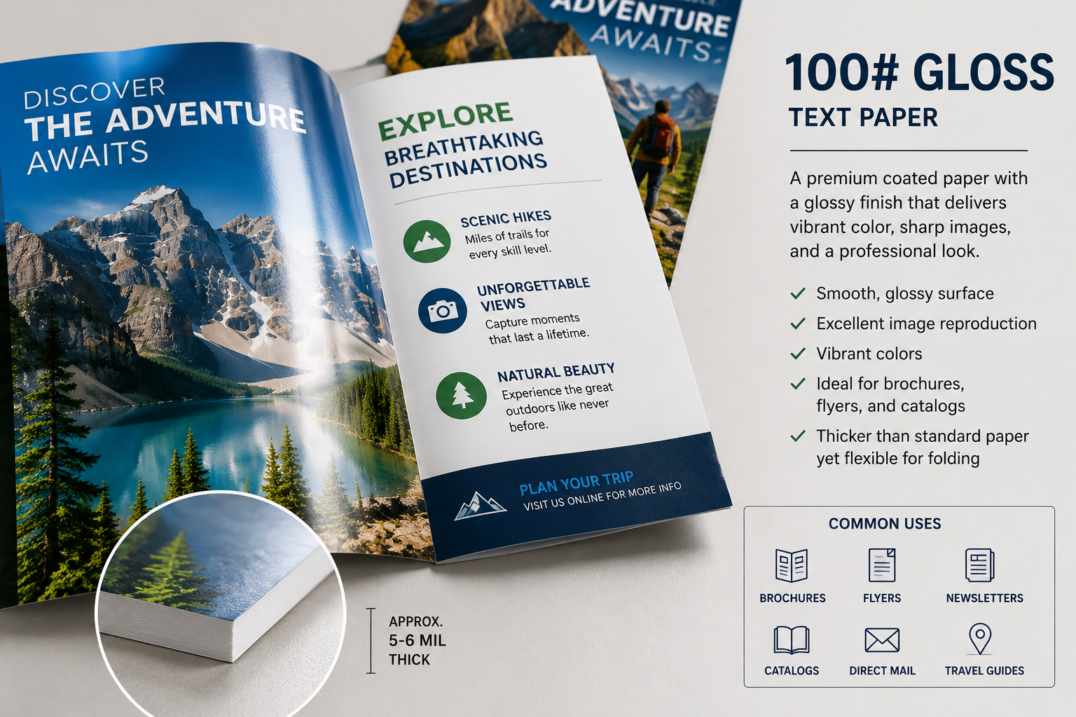 100 # Gloss Paper