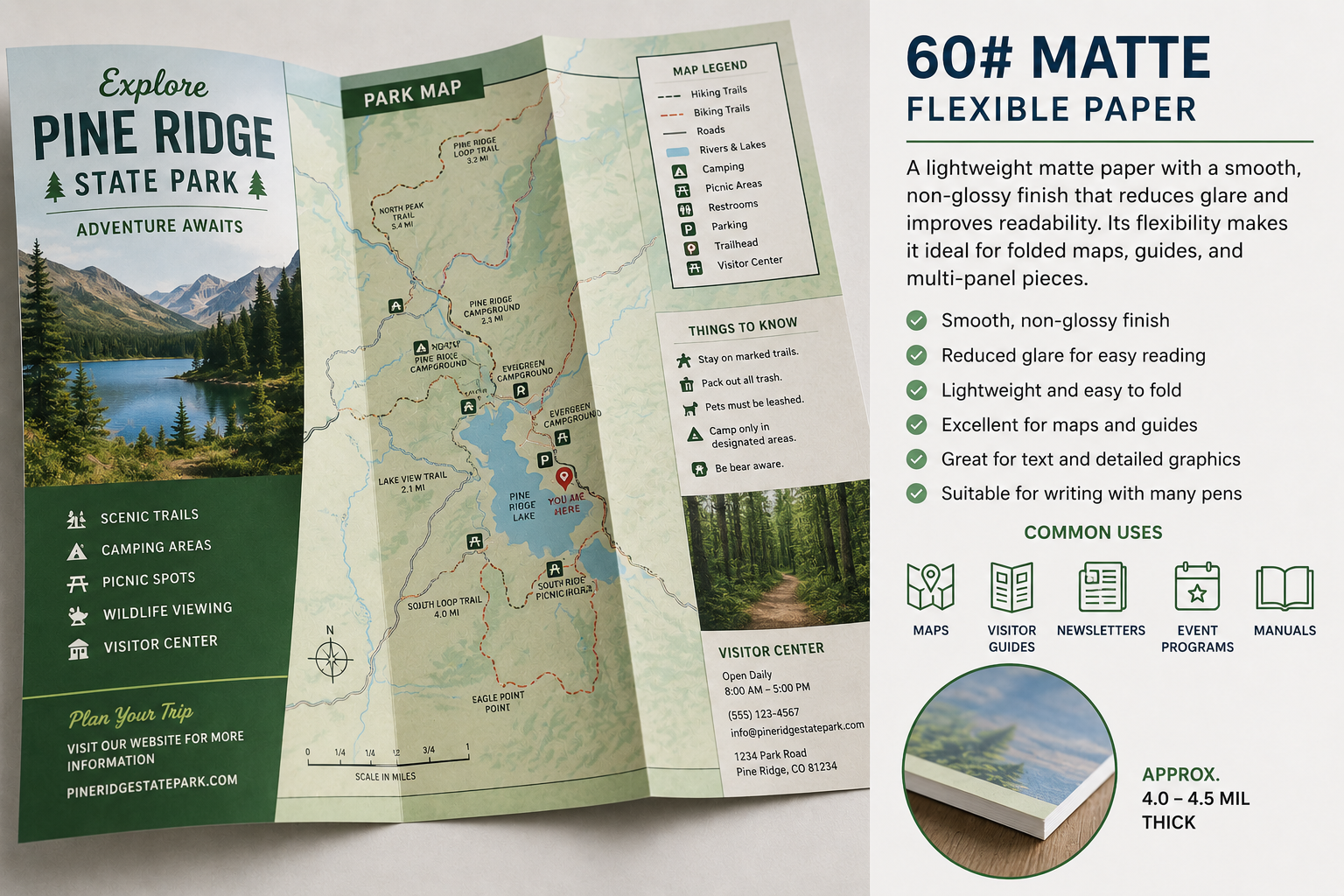 60# Matte Paper