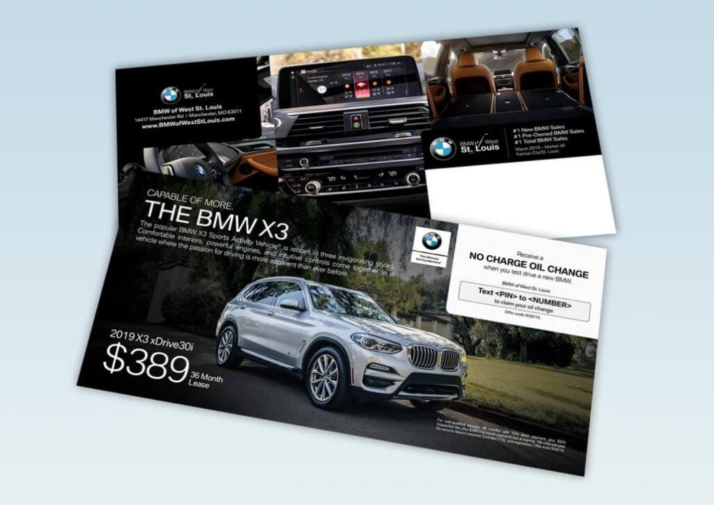 automotive postcard
