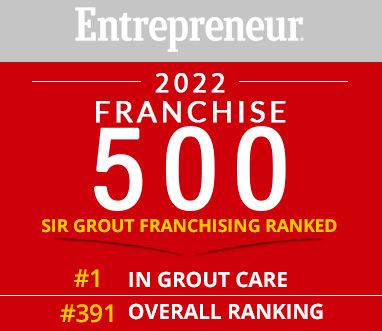 Sir Grout has ranked over ten times on the Franchise 500 List, reaching the #1 spot again in the grout care category this year.