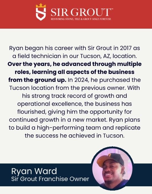 Sir Grout Franchisee Ryan Ward 
