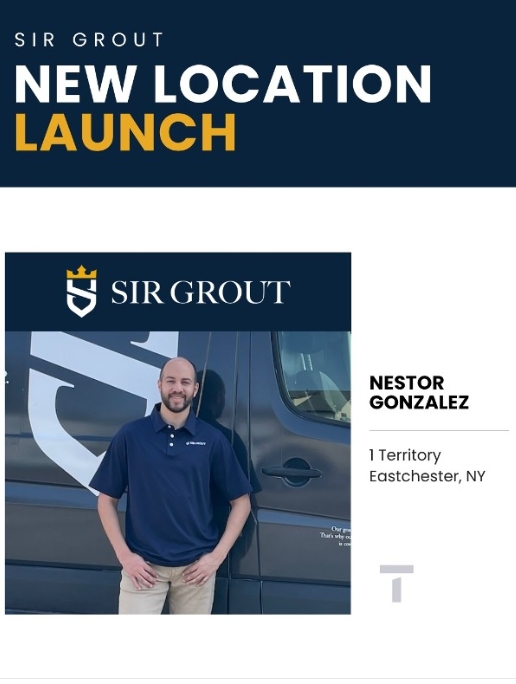 Sir Grout franchise owner Nestor Gonzalez