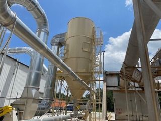 Industrial Silos Painted by Harrison Contracting Compnany