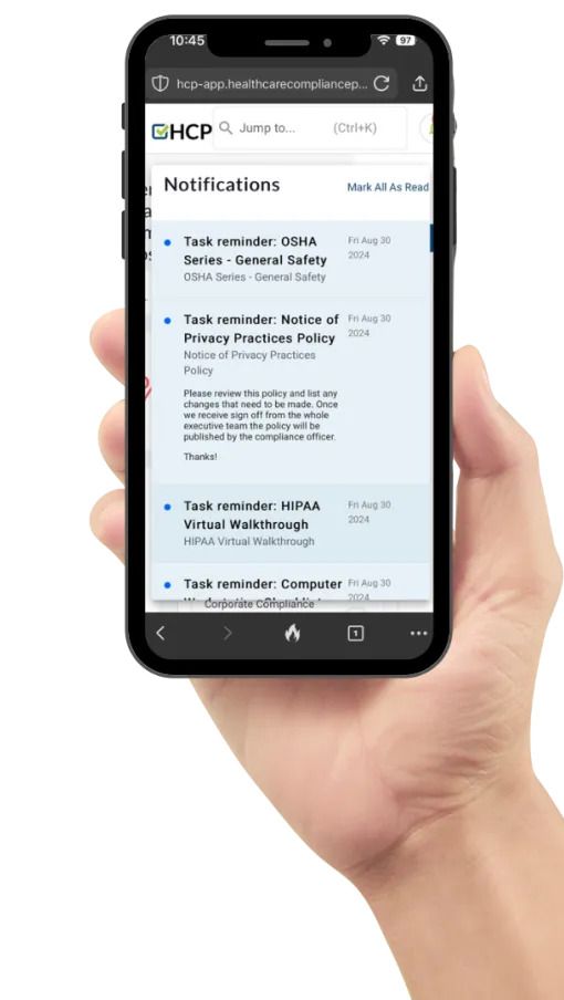 Healthcare Compliance Pros Software Mobile