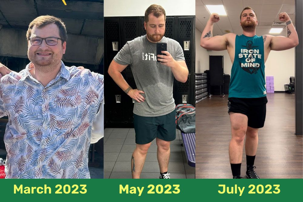 Robert's personal training results
