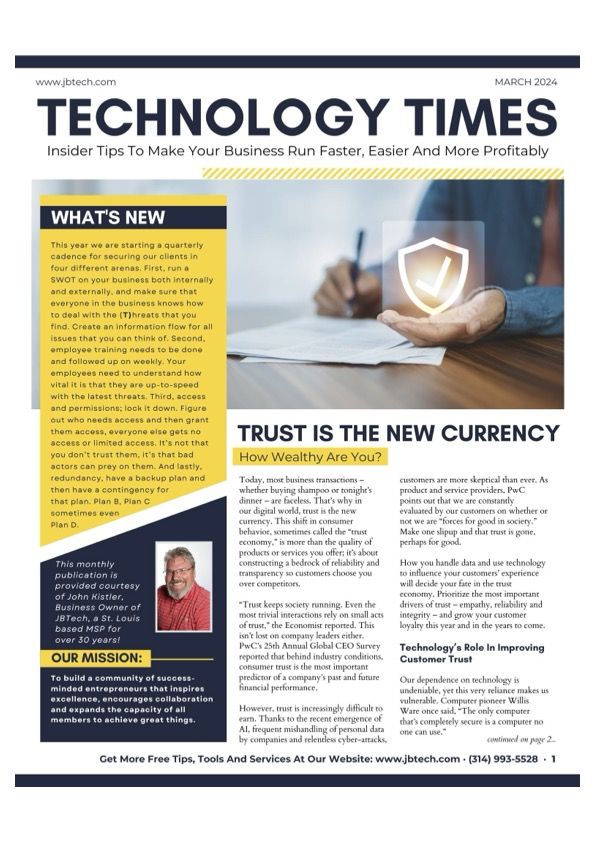 Newsletter cover