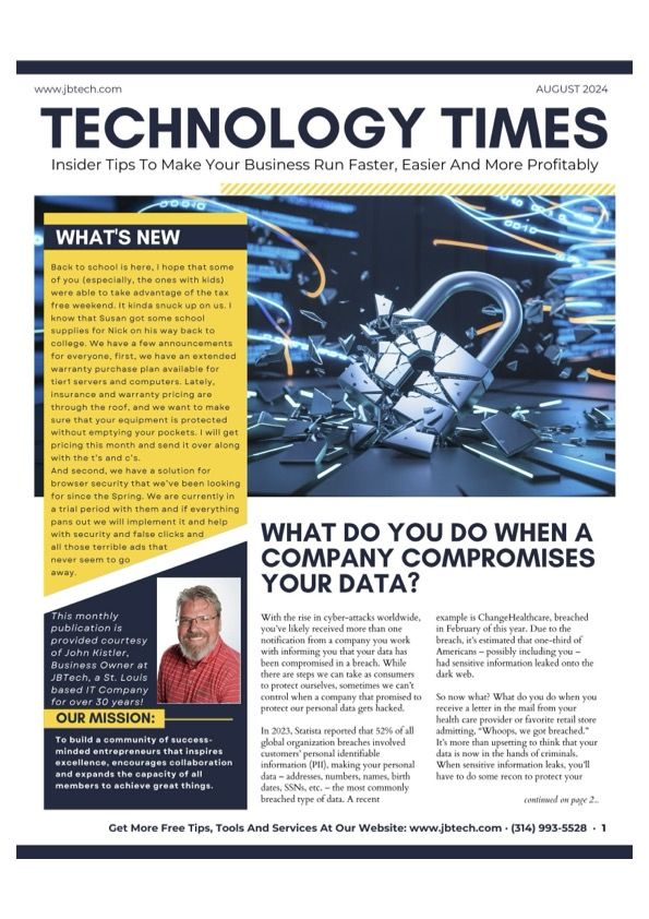 Newsletter cover