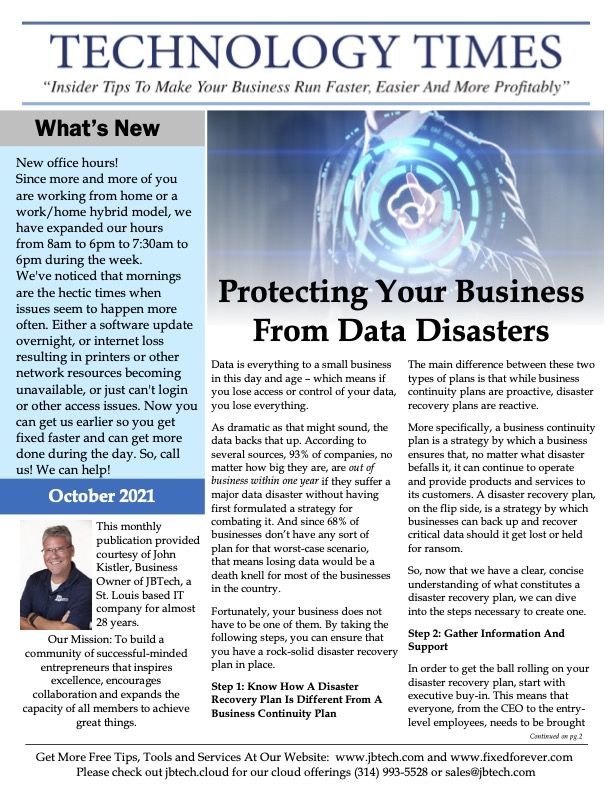 Newsletter cover