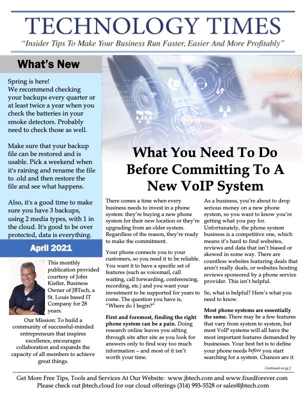 Newsletter cover