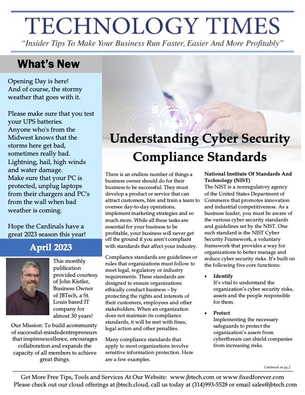 Newsletter cover