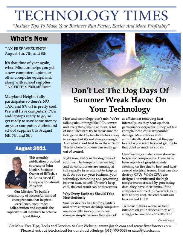 Newsletter cover
