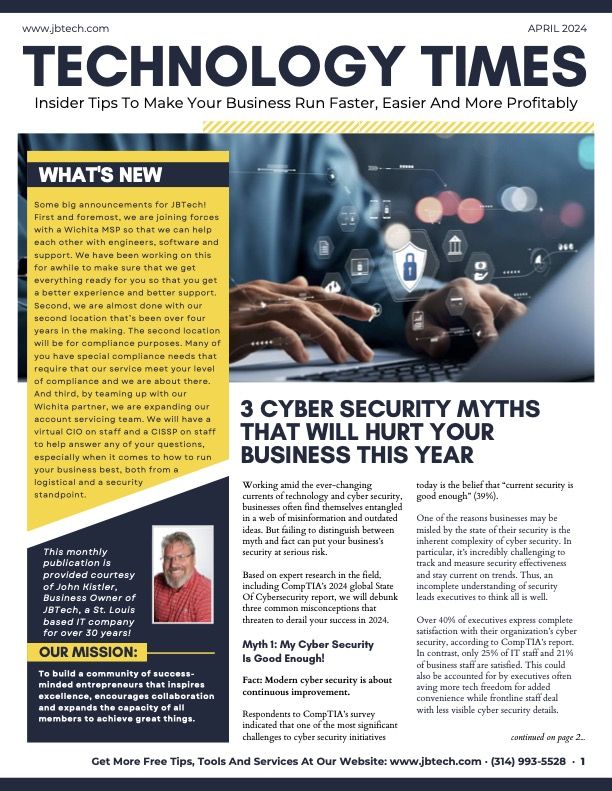 Newsletter cover