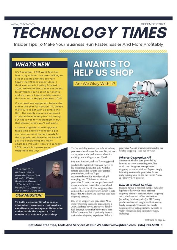 Newsletter cover