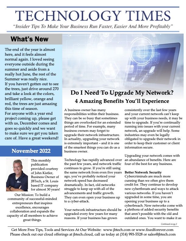 Newsletter cover