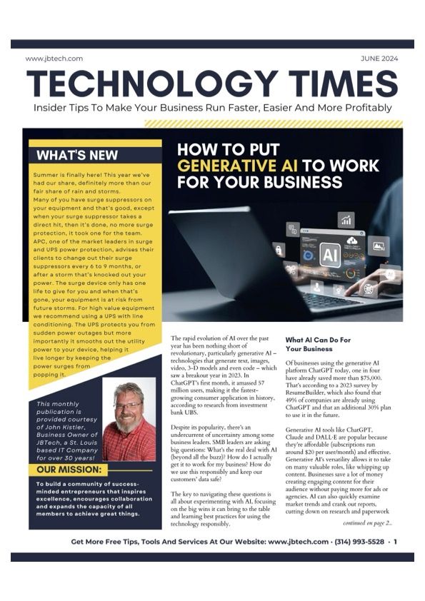 Newsletter cover