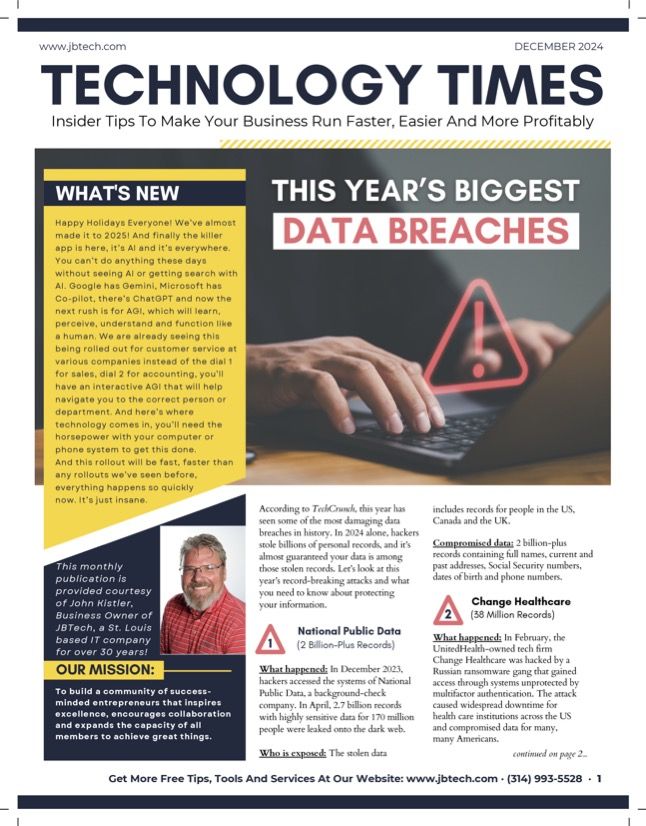 Newsletter cover