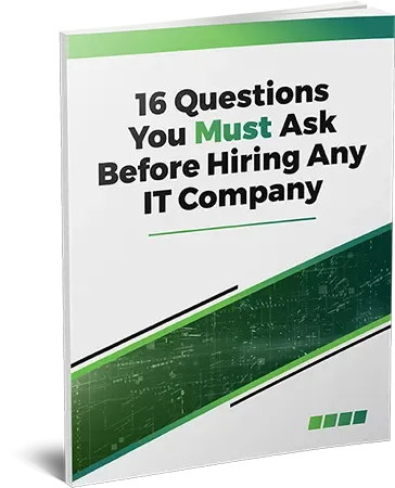 book titled "16 Questions you must ask before hiring any IT company"
