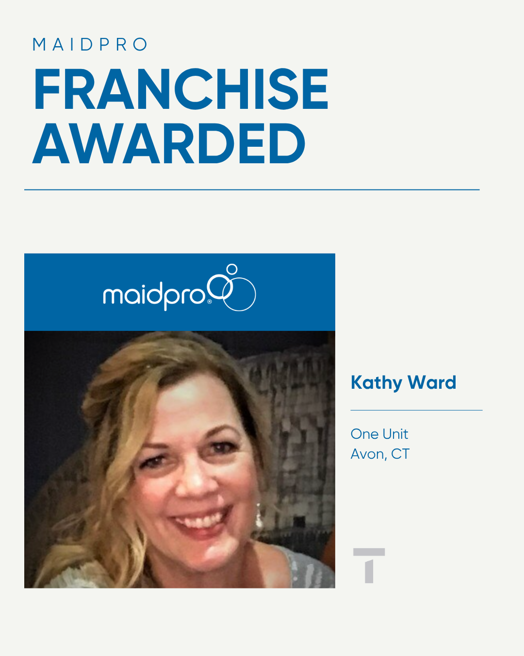 MaidPro Franchise Owner Kathy Ward expands to Avon, CT