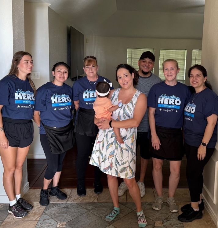 MaidPro of League City gifted a FREE deep clean to veterans