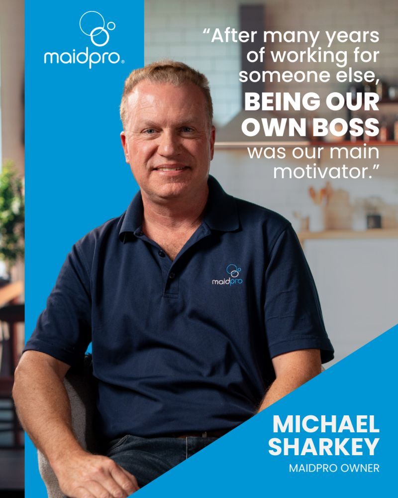 MaidPro franchisee, Michael Sharkey.