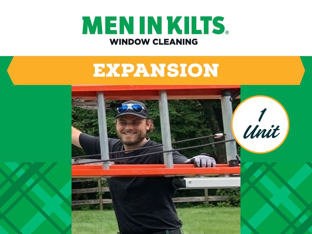 Men In Kilts Window Cleaning franchisee Kolter Winton.