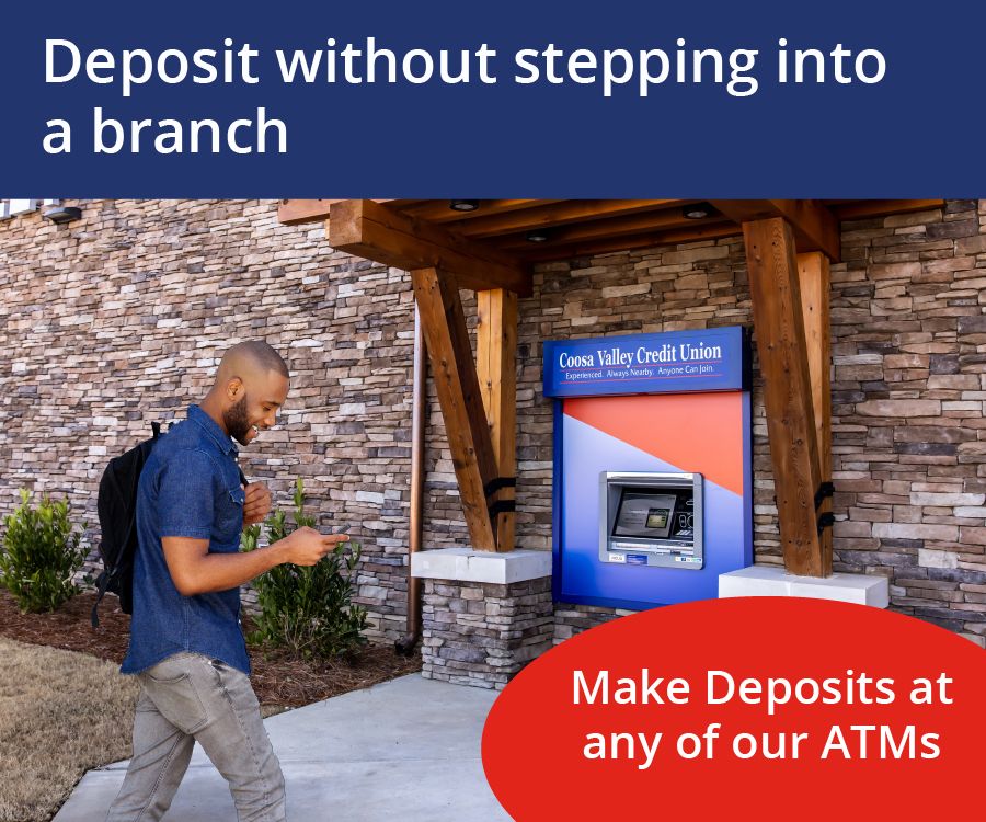 Deposit at the ATM