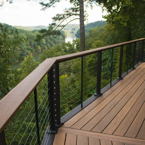 Composite decking boards close-up by Nelson Exteriors in Marietta