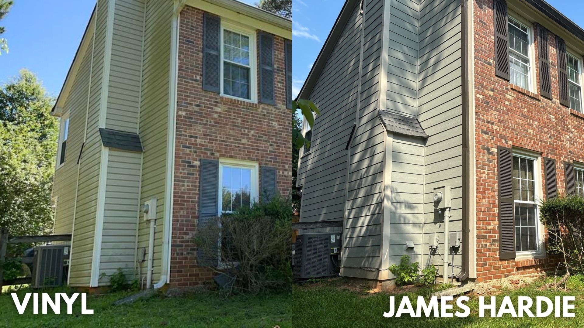 James Hardie vs Vinyl Siding Comparison by Nelson Exteriors | Siding Contractor & Exteriors Marietta