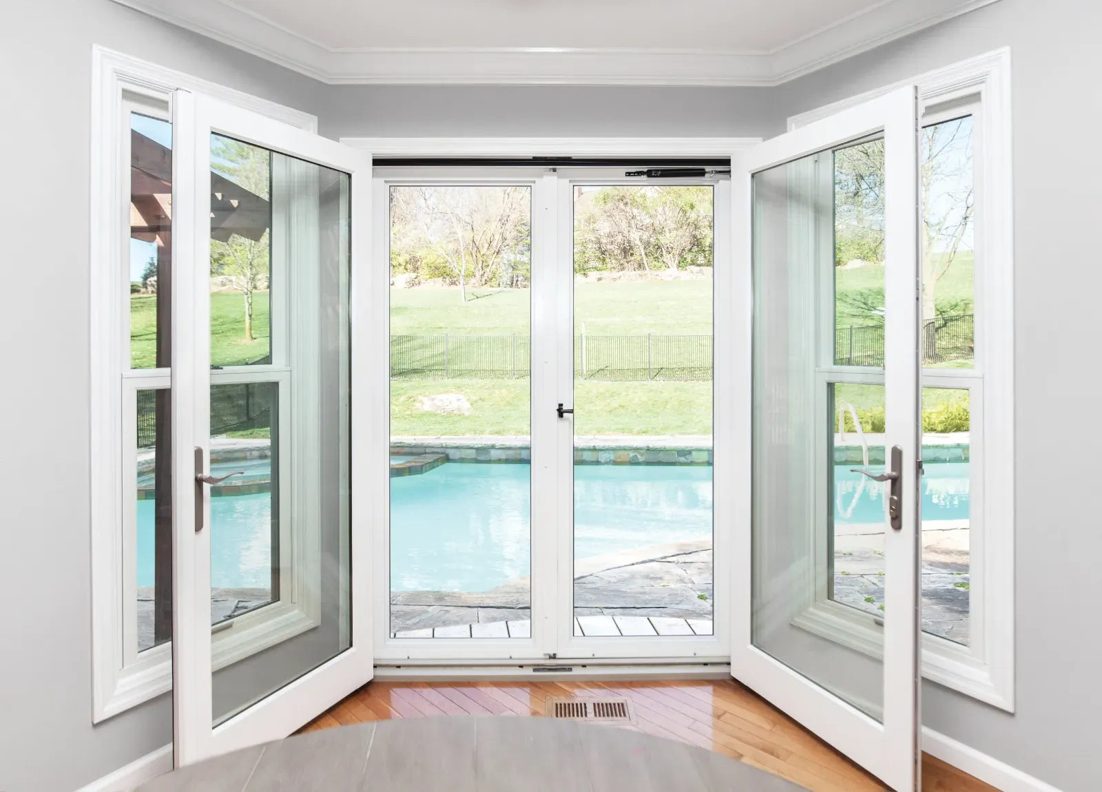 White French doors installed in Athens, GA