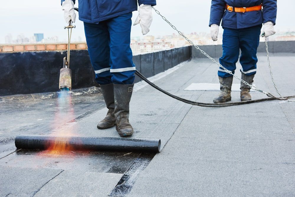 bitumen roof installation